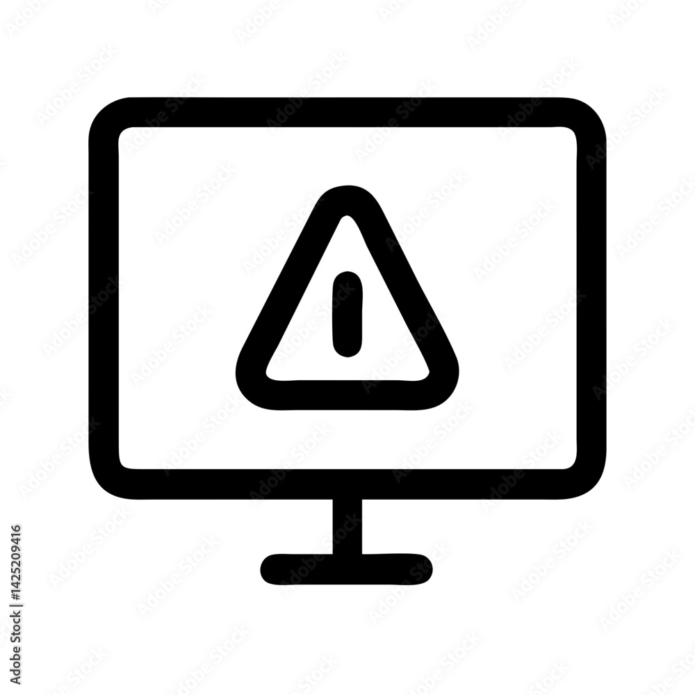 Information Warning Panel with Alert Symbol Icon Design Information Warning Panel with Alert Symbol Icon Design