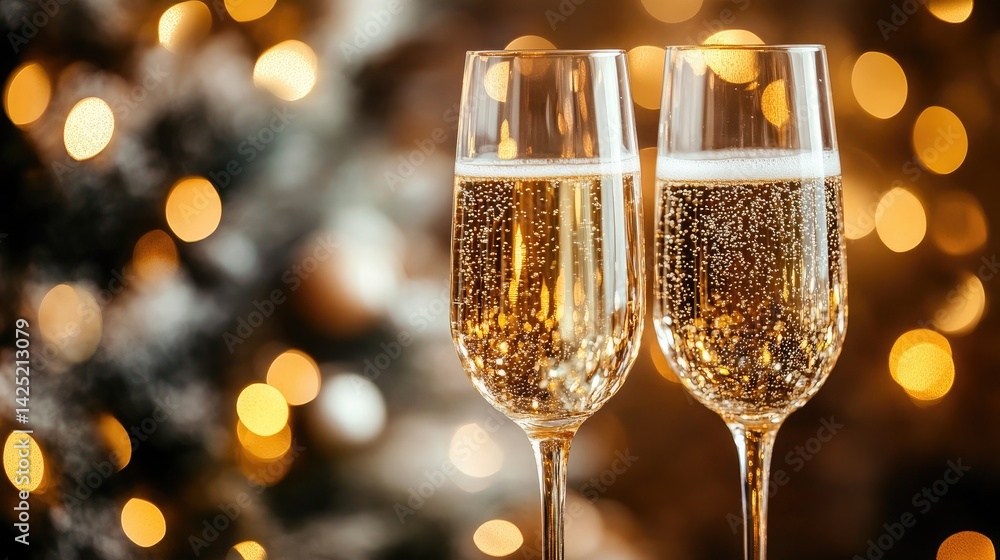 Enjoying sparkling wine on New Year's Eve is a great way to send holiday greeting cards. Enjoying sparkling wine on New Year's Eve is a great way to send holiday greeting cards.
