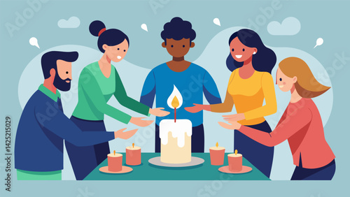 A group of coworkers spend a team building day learning the art of candle making each person putting their own spin on their creation and coming away.