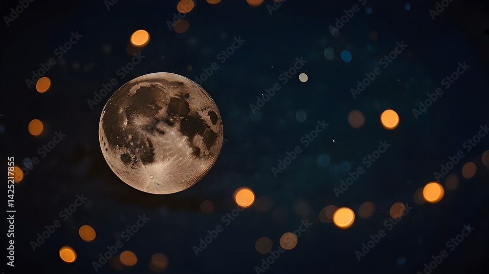 Naklejka premium planet earth with space