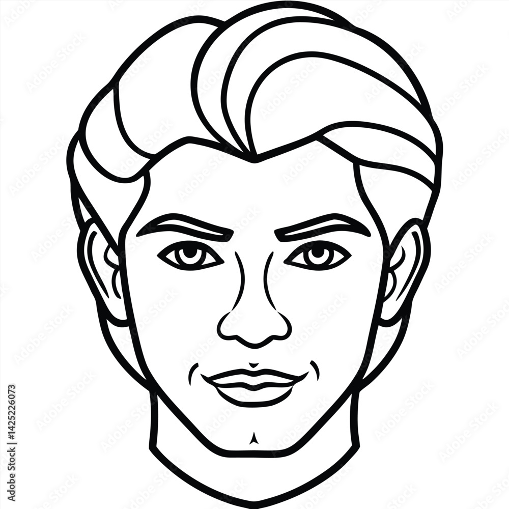 Face vector design Face vector design