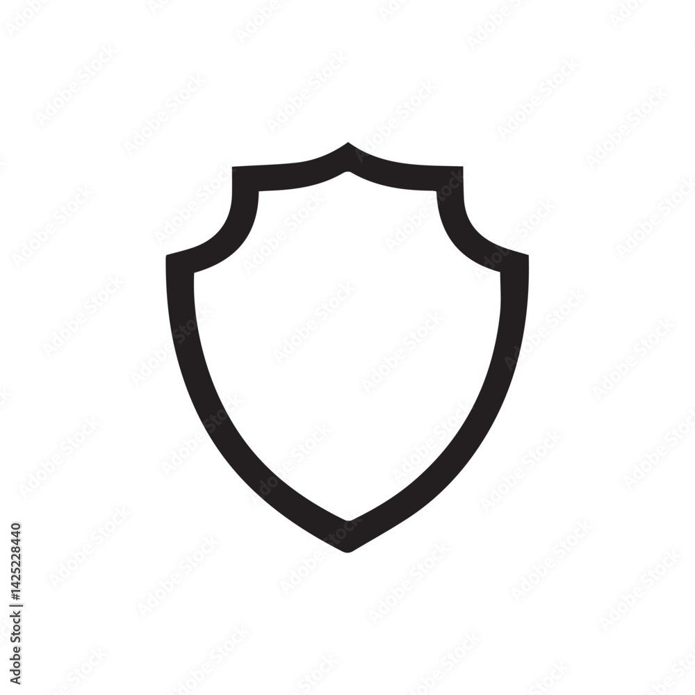 vector shield icon vector shield icon