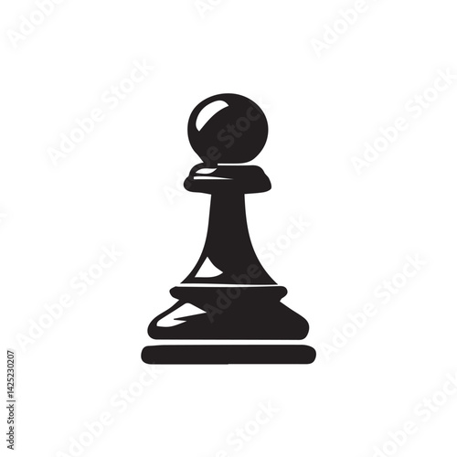 black chess pawn