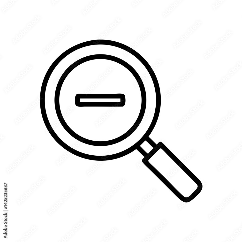 Zoom Out Magnifier Symbol Icon Design Zoom Out Magnifier Symbol Icon Design