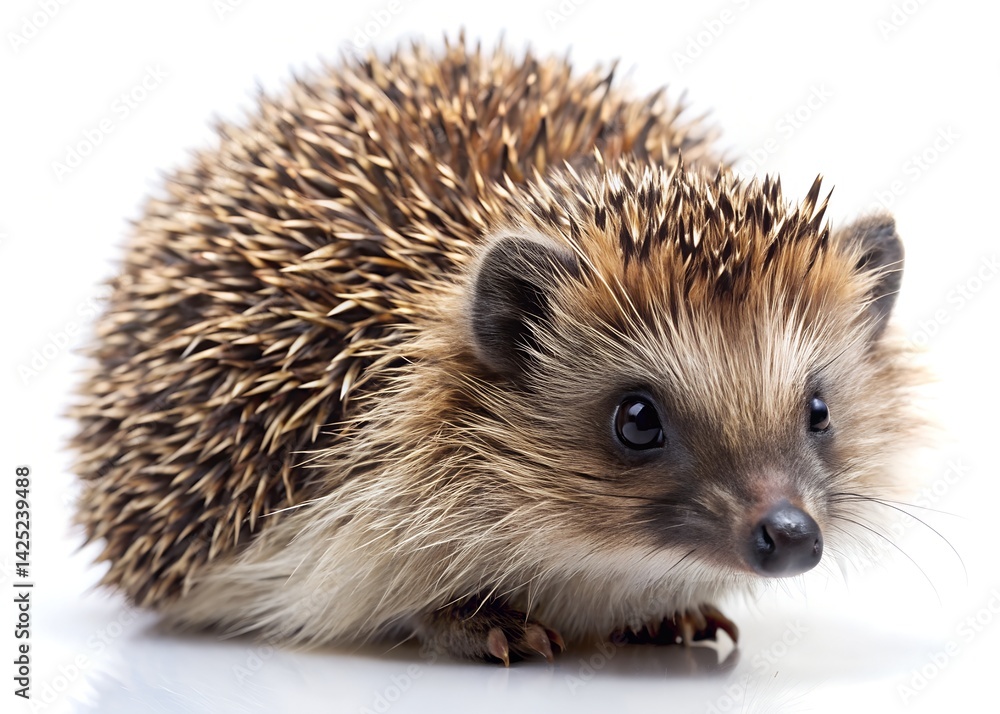 Fototapeta premium hedgehog on a white background
