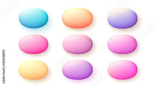 Colorful round shapes
