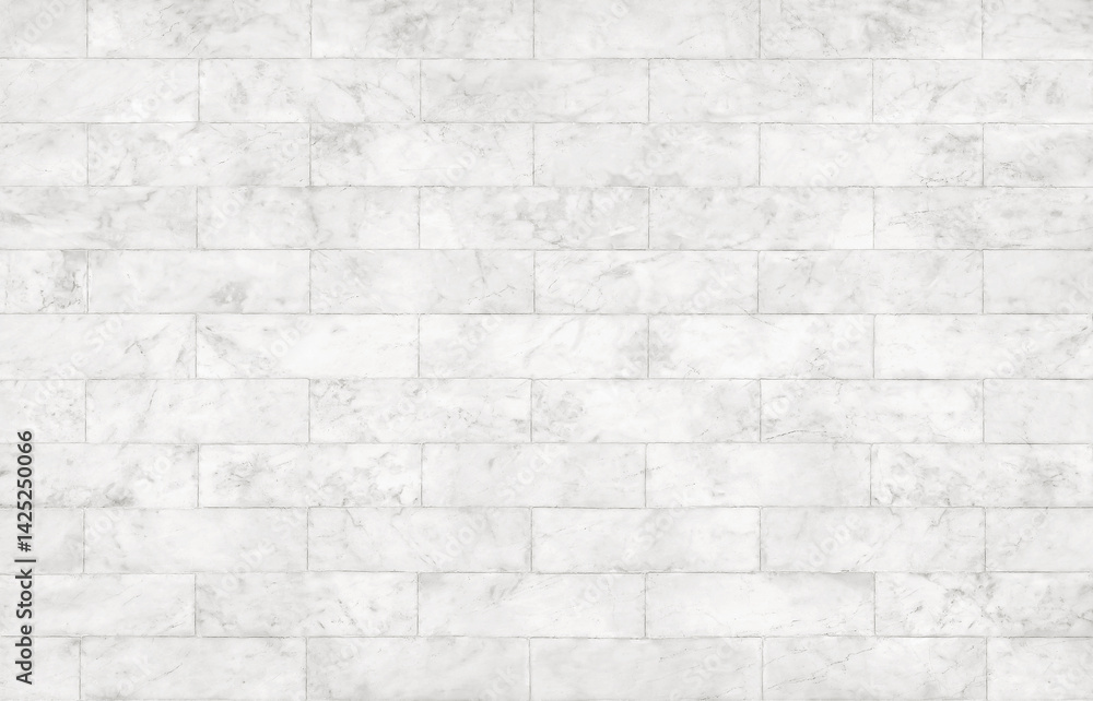 Fototapeta premium Marble tiles seamless wall texture patterned background..