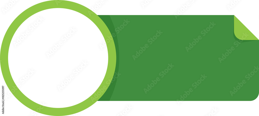 Obraz premium sign circle green