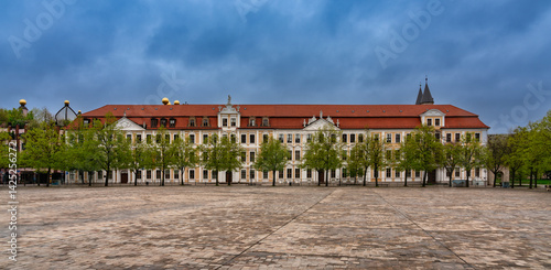 Obraz na płótnie Landtagsgebäude in Magdeburg w salonie