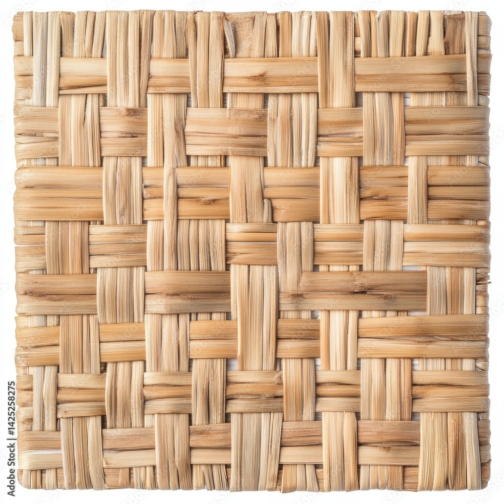 Woven straw mat texture, background, craft, design, home decor Woven straw mat texture, background, craft, design, home decor