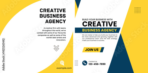 Digital business marketing social media post & web bannerDigital business marketing social media post and web banner