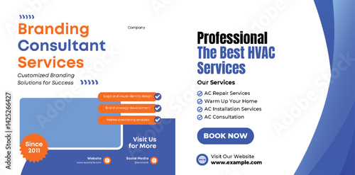 Digital business marketing social media post & web bannerDigital business marketing social media post and web banner