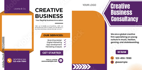 Digital business marketing social media post & web bannerDigital business marketing social media post and web banner