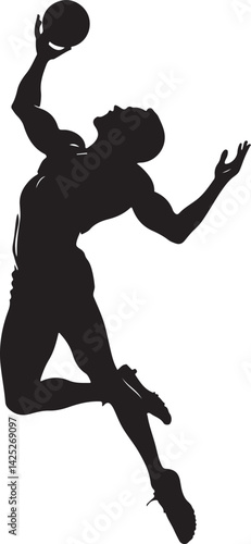 Football Player Silhouette Vector