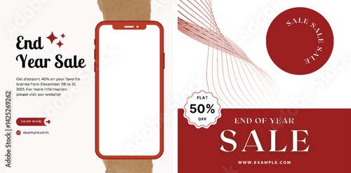 Digital business marketing social media post & web bannerDigital business marketing social media post and web banner