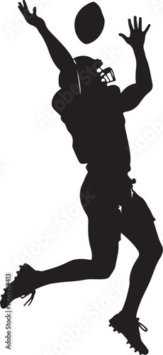 Football Player Silhouette Vector