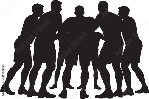 Football Player Silhouette Vector