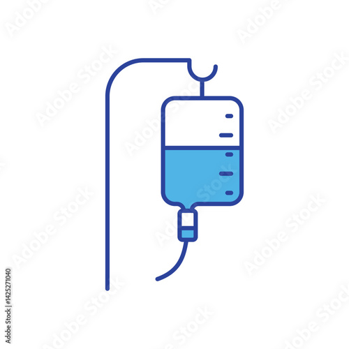 IV Drip icon vector stock illustration