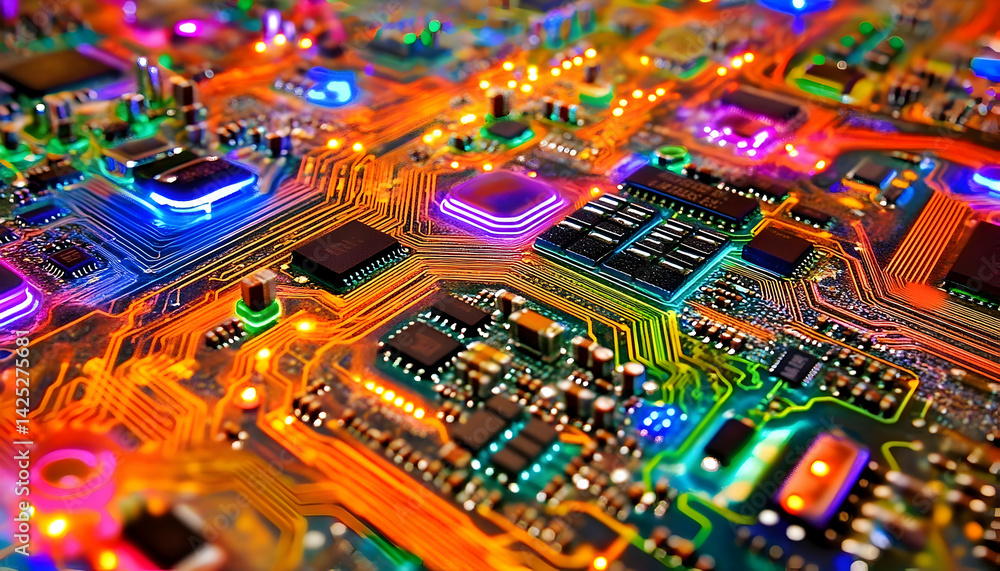 Obraz premium Colorful abstract background texture design