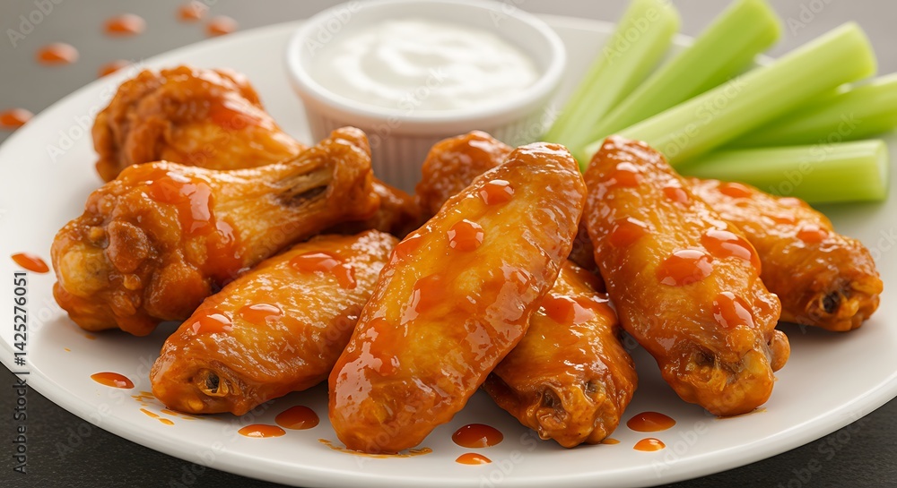 Chicken Wing with Celery and Ranch