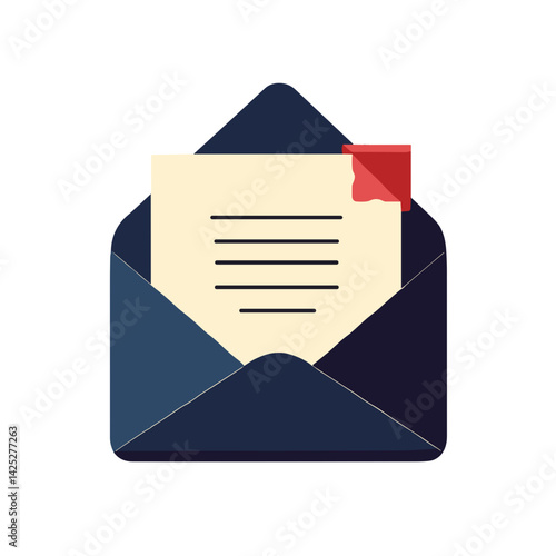 Folded letter to veteran in pop art style, honoring sacrifice
