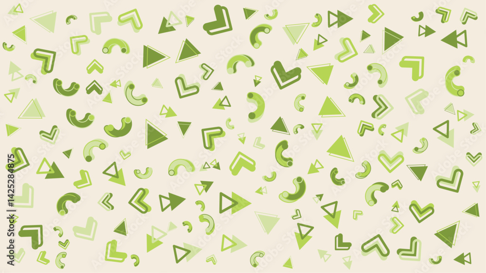 Green triangles and arrows on a light brown background. Suitable for presentations, websites, and digital marketing materials with a modern and geometric design. Green triangles and arrows on a light brown background. Suitable for presentations, websites, and digital marketing materials with a modern and geometric design.