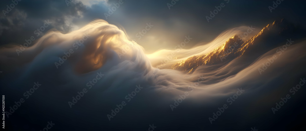 Golden Cloud Mountains