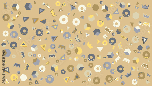 Background with geometric shapes suitable for modern design projects, web banners, social media graphics, and abstract backgrounds for presentations.