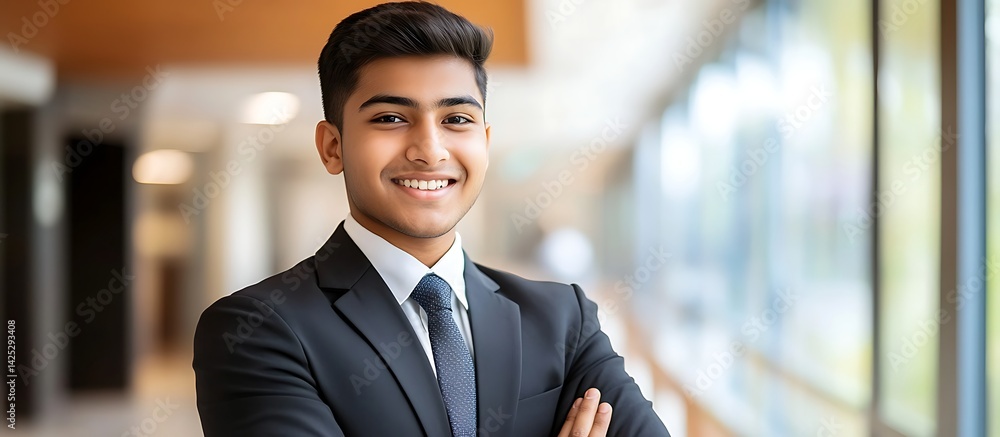 Young professional in business attire Young professional in business attire