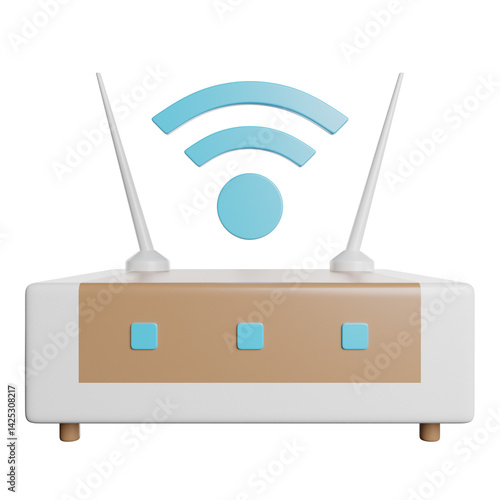 Obraz na płótnie Wifi Router Modem
