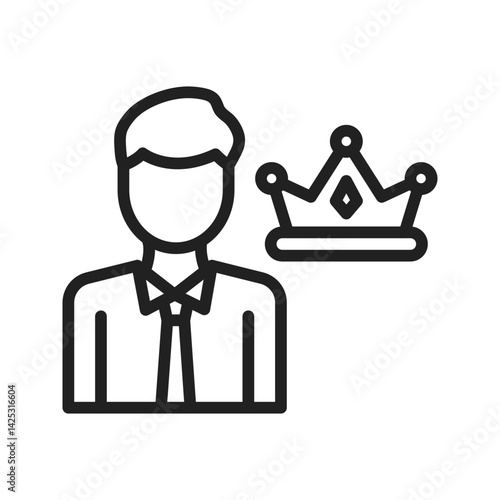 Elite icon vector image. Suitable for mobile apps, web apps and print media.