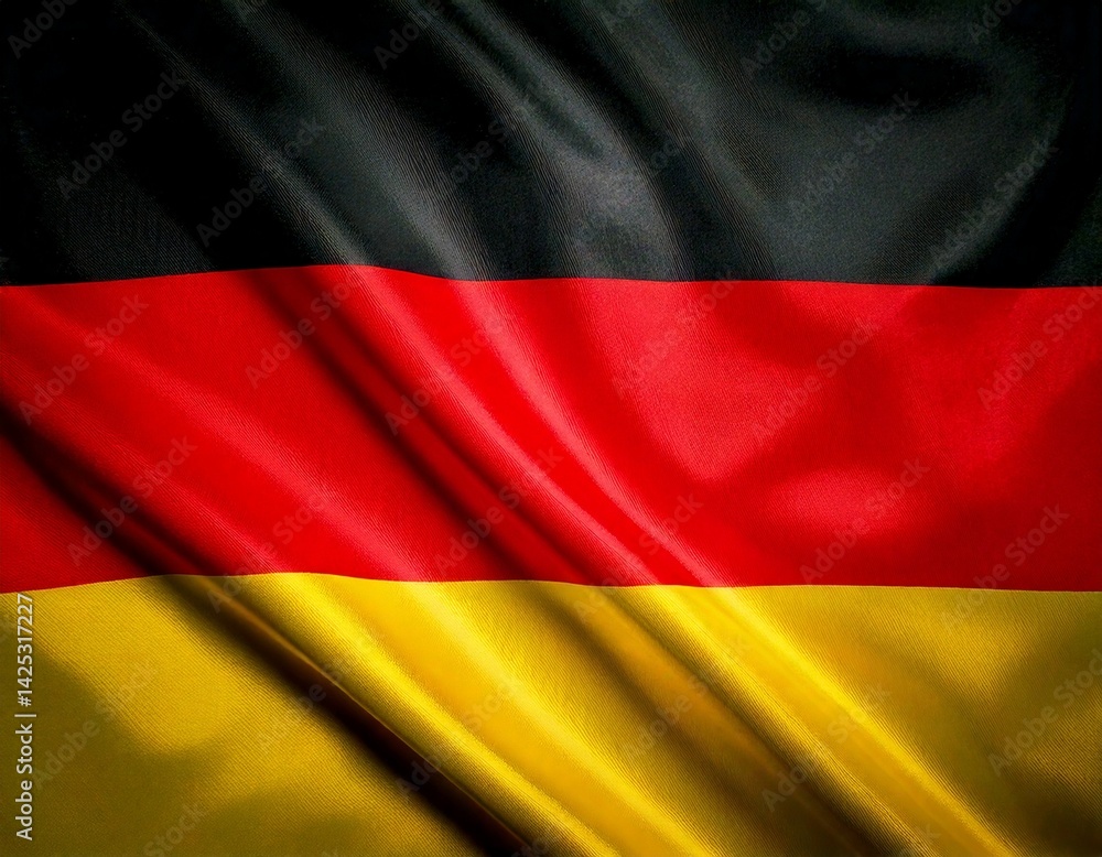 Naklejka premium Germany flag white backround 