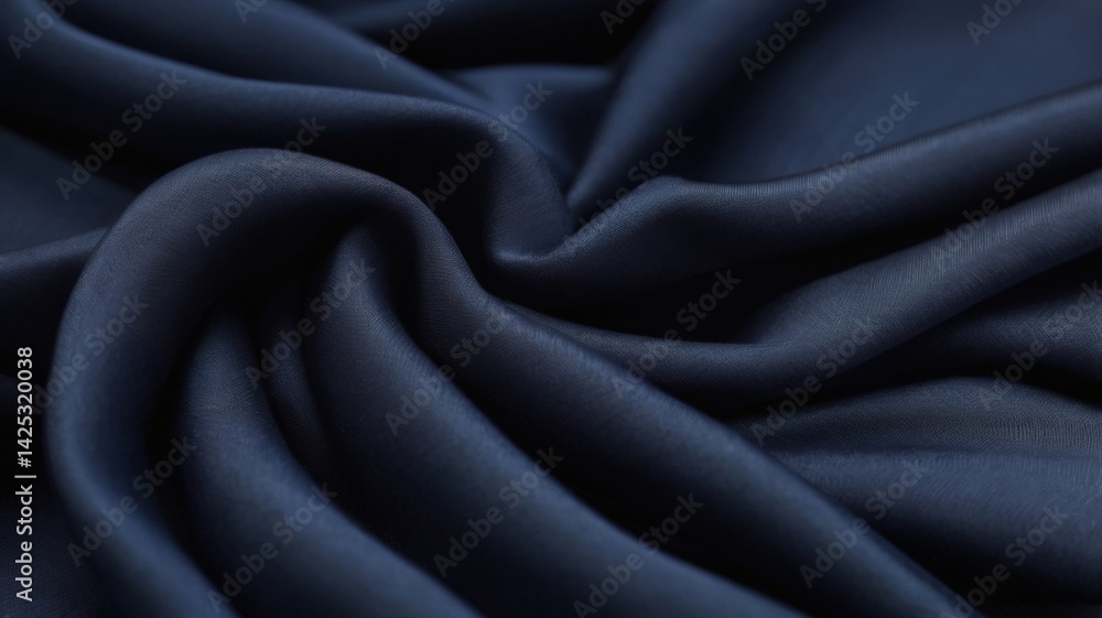 Obraz premium Close-up of a smooth fabric texture in deep rich color
