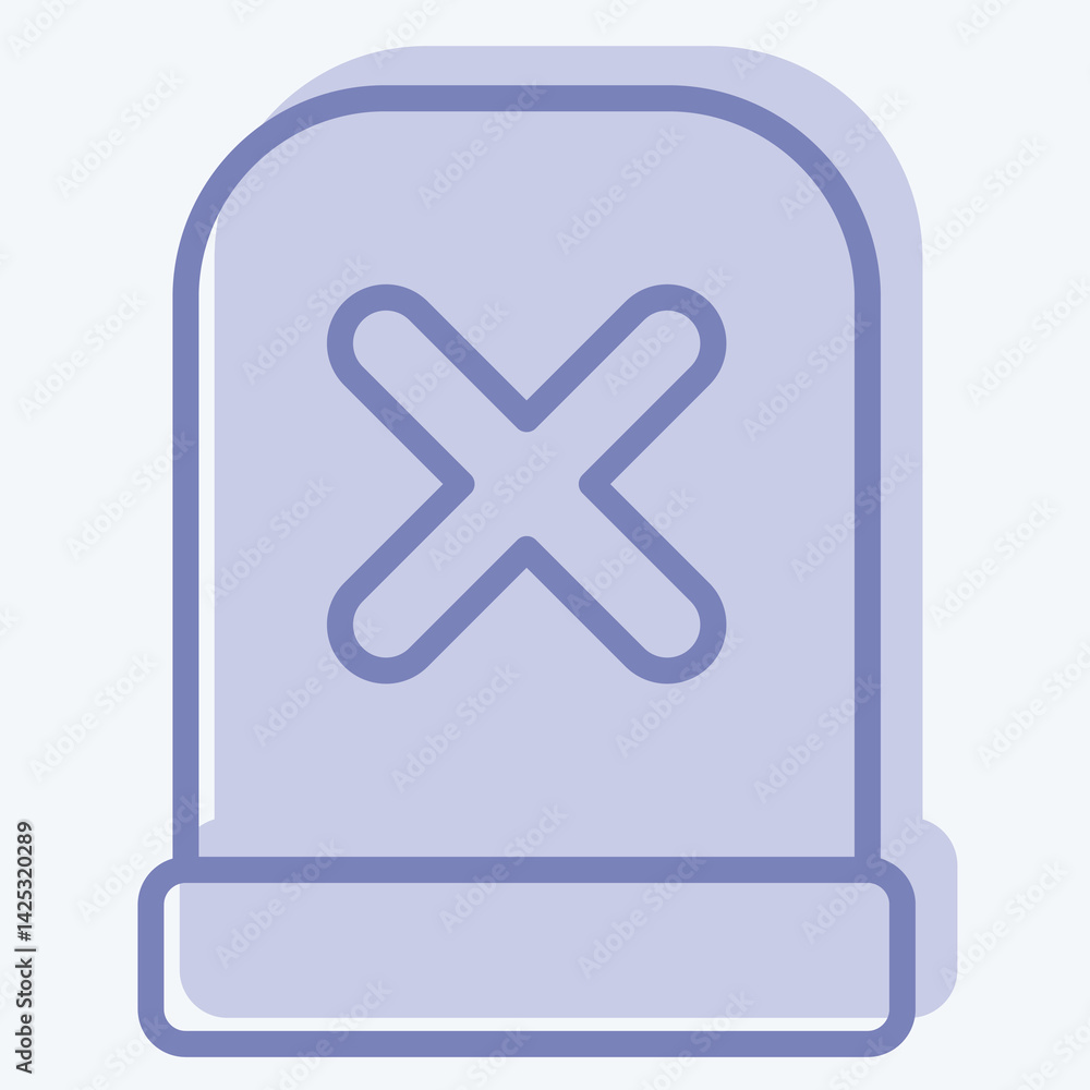 Obraz premium Icon Alert. related to Exclamation symbol. two tone style. design editable