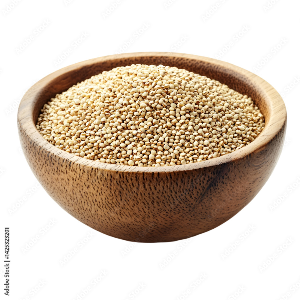 White Quinoa in Wooden Bowl Healthy Food Superfood Nutrition, White Quinoa in Wooden Bowl Healthy Food Superfood Nutrition,