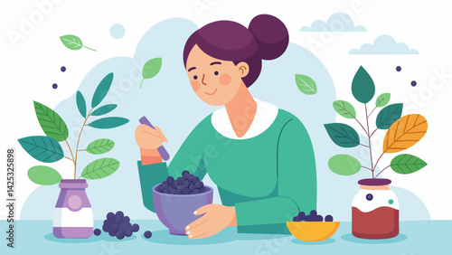 A busy mom adds fresh elderberries thyme and oregano to her homemade remedies for the cold and flu season..