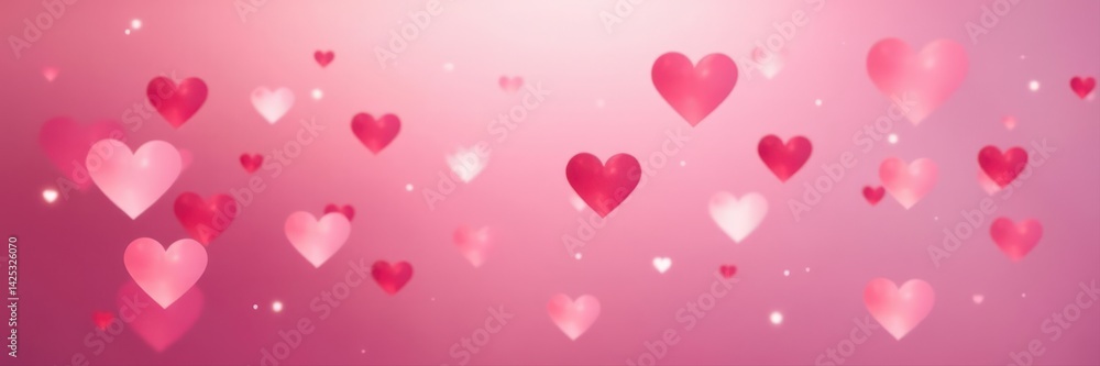 Multiple out-of-focus hearts, light pink background , blurred, valentine, romantic Multiple out-of-focus hearts, light pink background , blurred, valentine, romantic