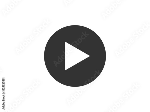 Free Download play button vector icon - GFXLoad