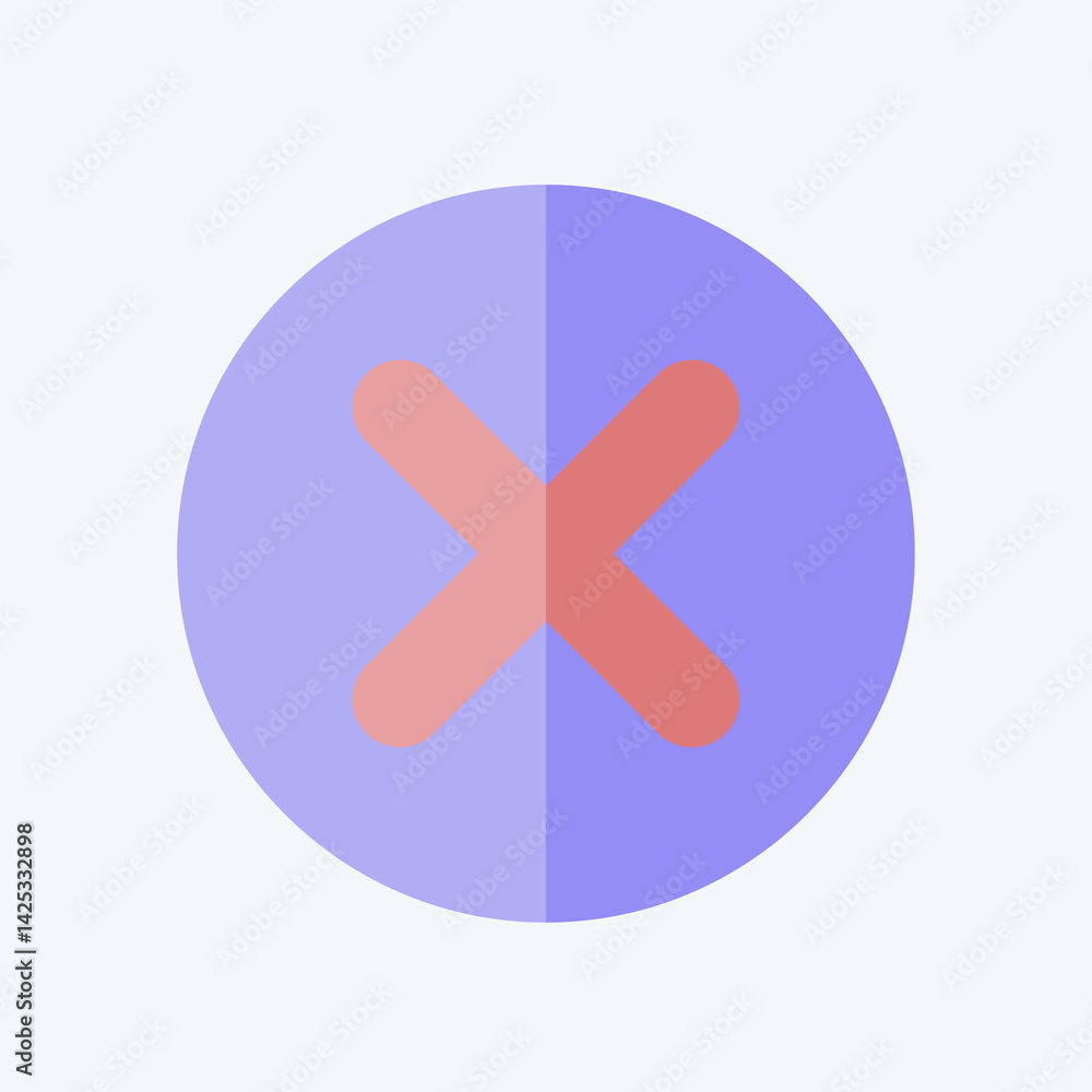 Obraz premium Icon Coin. related to Exclamation symbol. flat style. design editable