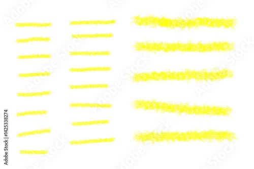 黄色マーカー　クレヨンタッチ