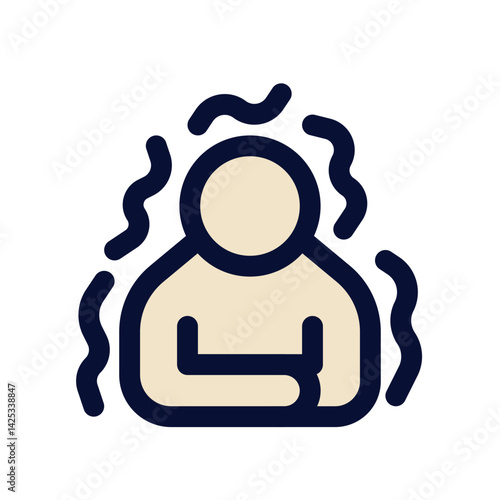 Fill Panic Attack Icon