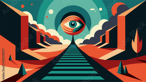 A series of abstract photographs depict the dissociative experience as a journey through a twisted and surreal world with the use of unconventional.