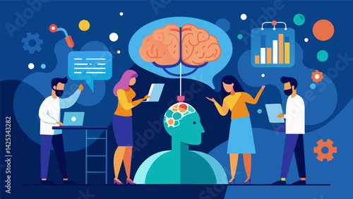 A research team uses advanced brainimaging techniques to examine the effects of ketamine on a specific area of the brain known as the reward center.