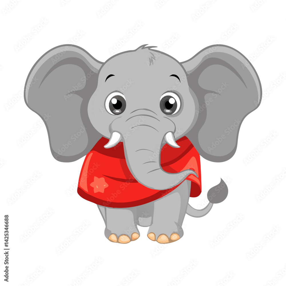 Naklejka premium Elephant: The Majestic Giant of the Animal Kingdom