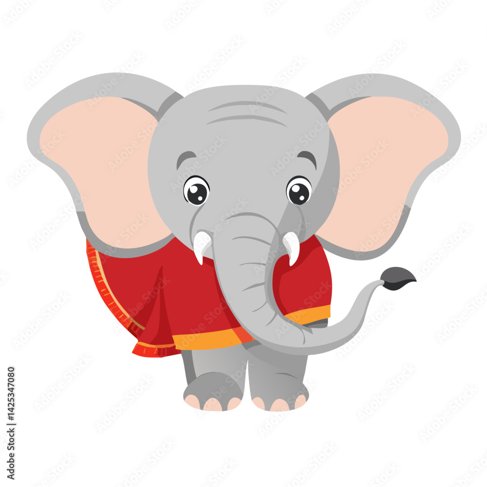 Naklejka premium Elephant: The Majestic Giant of the Animal Kingdom