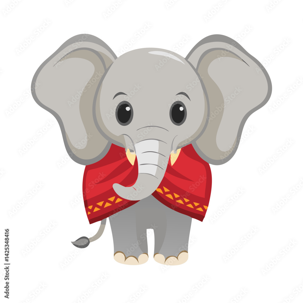 Naklejka premium Elephant: The Majestic Giant of the Animal Kingdom