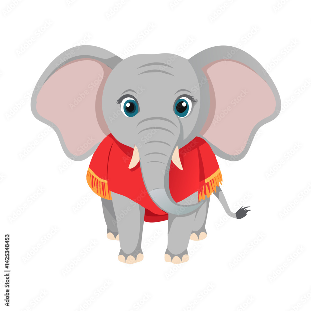 Naklejka premium Elephant: The Majestic Giant of the Animal Kingdom