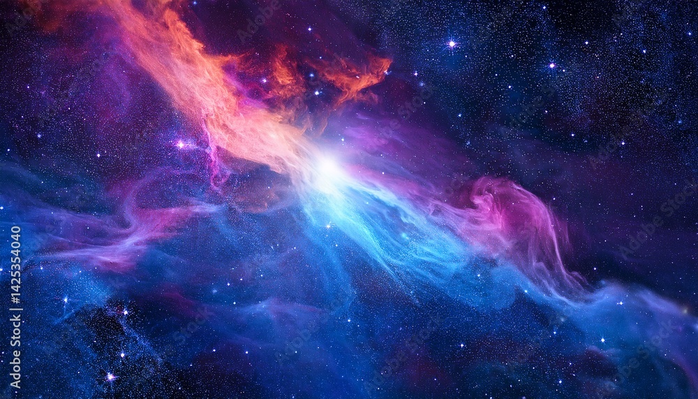 Fototapeta premium space background with stars