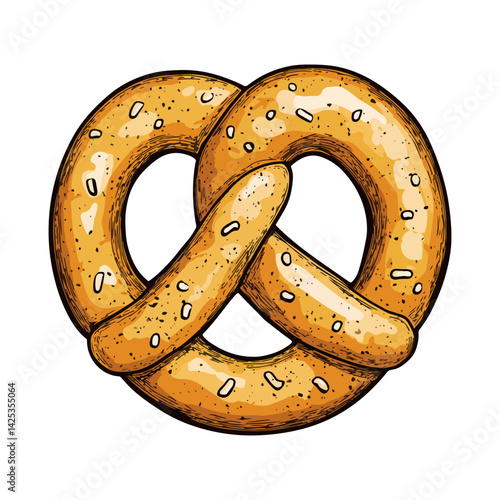 pretzel,vector