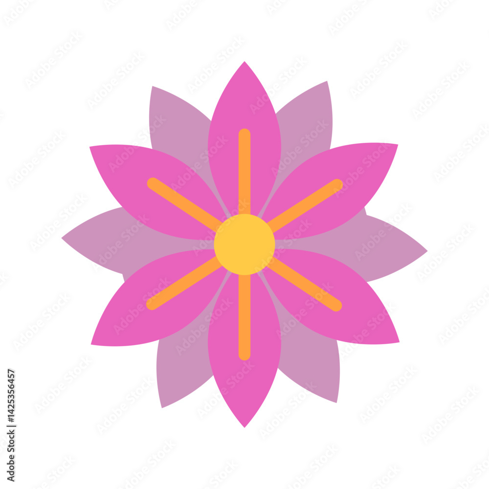Aster icon vector image. Suitable for mobile apps, web apps and print media. Aster icon vector image. Suitable for mobile apps, web apps and print media.